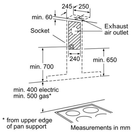 SIEMENS LC98KC640B iQ500 Angled Chimney Hood in Stainless Steel and Black Glass