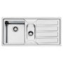 Smeg LD102D Mira Ultra Low Profile 1.5 Bowl Sink with Right Hand Drainer