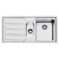 Smeg LD102S Mira Ultra Low Profile 1.5 Bowl Sink with Left Hand Drainer