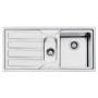 Smeg LD102S Mira Ultra Low Profile 1.5 Bowl Sink with Left Hand Drainer