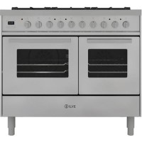 Ilve Torino 100cm Dual Fuel Range Cooker - Stainless Steel