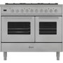Ilve Torino 100cm Dual Fuel Range Cooker - Stainless Steel