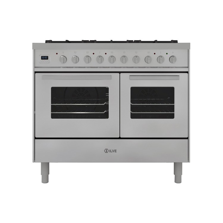 Ilve Torino 100cm Dual Fuel Range Cooker - Stainless Steel
