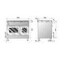 Ilve Torino 100cm Dual Fuel Range Cooker - Stainless Steel