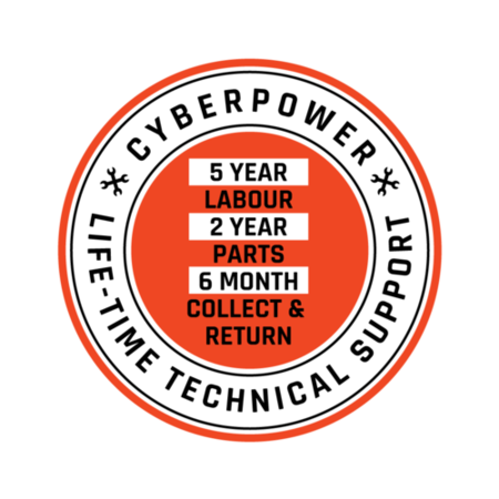 CyberPowerPC Eurus AMD Ryzen 5 5600G 8GB RAM 500GB M.2 NVMe SSD + 23.8 Inch 100Hz 1ms Gaming Monitor