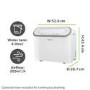 electriQ 25L Smart Low-Energy Laundry Dehumidifier - Optimal Performance in Low Temperatures