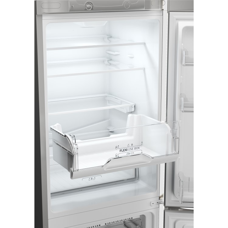 Indesit LD70N1S 178x60cm 278 Litre Freestanding Fridge Freezer - Silver
