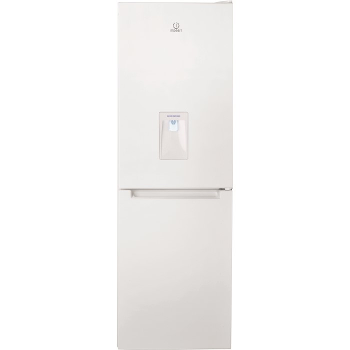 Indesit LD70N1WWTD Freestanding Fridge Freezer With Water Dispenser