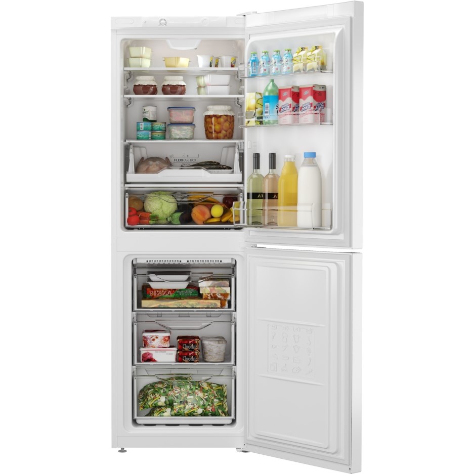 Indesit LD70N1W 178x60cm 278 Litre Freestanding Fridge Freezer White