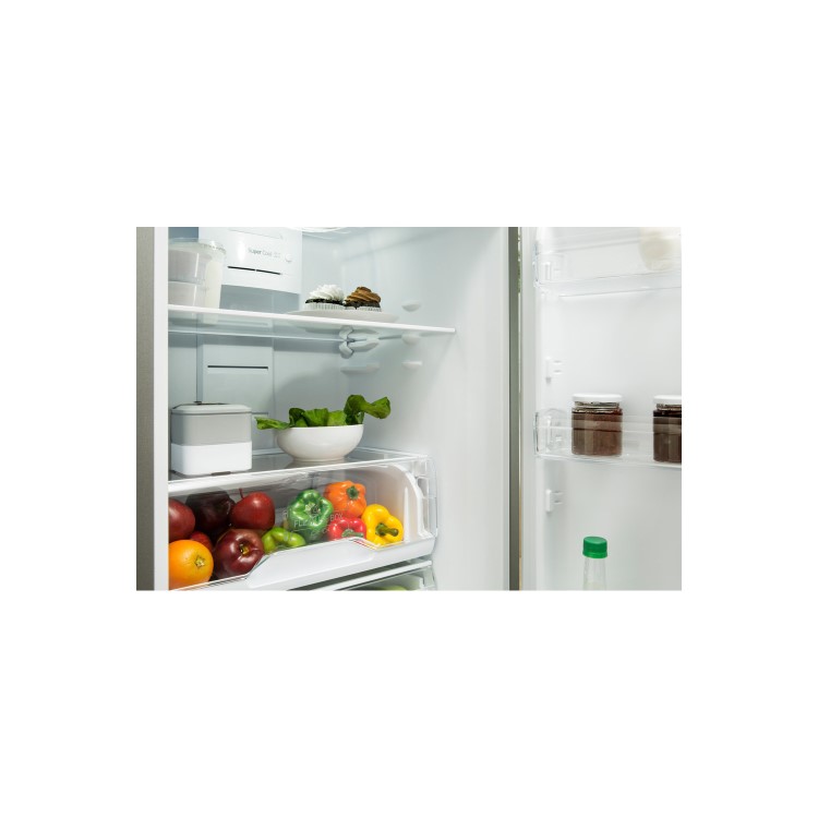 GRADE A1 - Indesit LD85F1S1 189x60cm 292L Freestanding Fridge Freezer - Silver