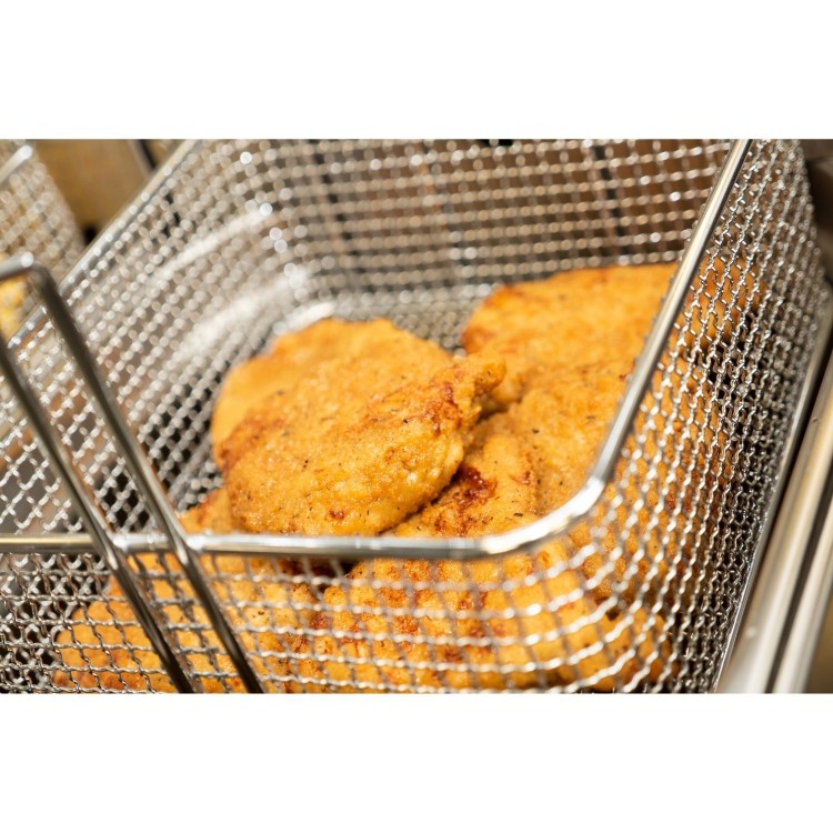 Lincat LDF2 Lynx 400 Twin Tank Countertop Fryer - 2 Baskets, 2 x 4 Ltr, Plug in, 540mm Wide