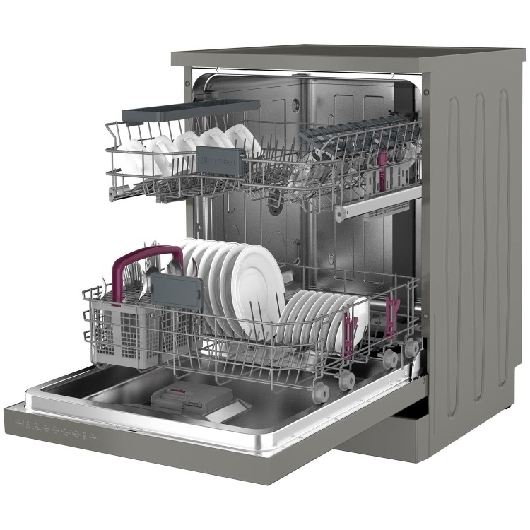 Blomberg 14 Place Settings Freestanding Dishwasher - Graphite