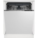 LDV52320 Blomberg Integrated Dishwasher - Silver control panel