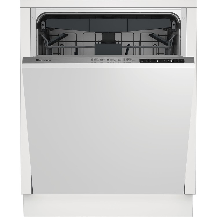 Blomberg Fully Integrated Dishwasher - Silver control panel