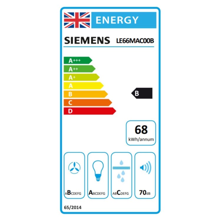 Siemens iQ100 60cm Integrated Cooker Hood - Silver
