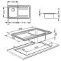 Smeg LE861S-2 Rigae 86cm Single Bowl Inset Stainless Steel Sink With Left Hand Drainer