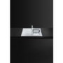 Smeg LE861S-2 Rigae 86cm Single Bowl Inset Stainless Steel Sink With Left Hand Drainer