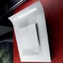 Elica LEAF_WH Leaf Angled 80cm Chimney Hood in White