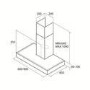 Elica LEDGE60 Ledge Low Profile 60cm Chimney Cooker Hood Stainless Steel