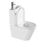 White Round Soft Close Toilet Seat with Quick Release - Legend