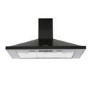 Rangemaster 100cm Chimney Cooker Hood - Black