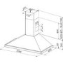 Rangemaster RMHDC110WC 89371 110cm Chimney Cooker Hood White