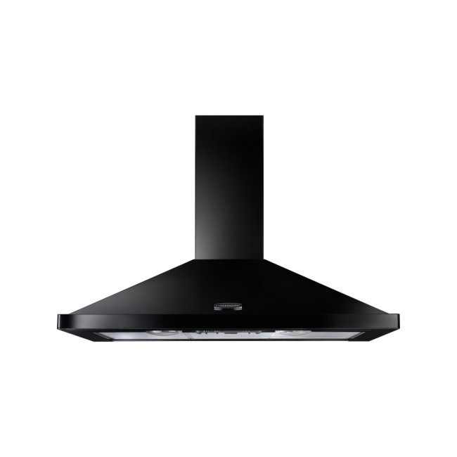 Rangemaster 110cm Chimney Hood Black LEIHDC110BC Appliances Direct