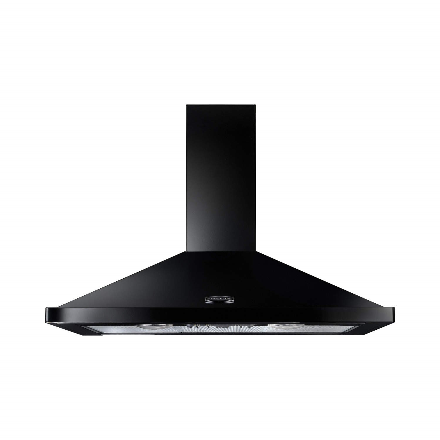 Rangemaster LEIHDC90BC Chimney Cooker Hood, Black