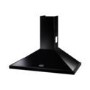 GRADE A2 - Rangemaster LEIHDC90BC 64941 90cm Chimney Cooker Hood Black With Chrome Badge