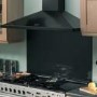 Rangemaster 110cm Chimney Cooker Hood Cranberry With Chrome Badge