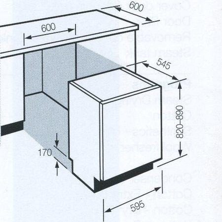 Fagor LF73DWITU Advanced Fully Integrated Dishwasher