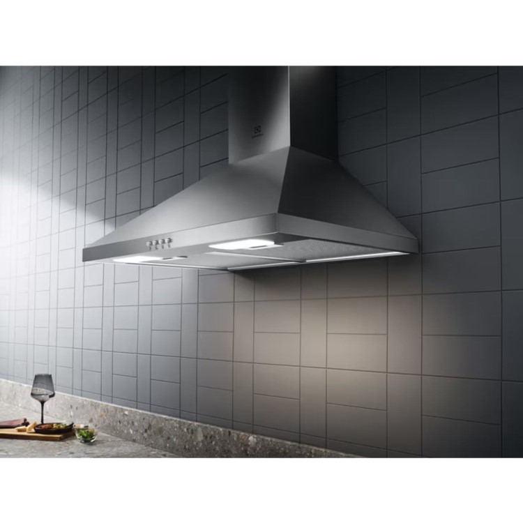Electrolux 60cm Chimney Cooker Hood - Stainless Steel