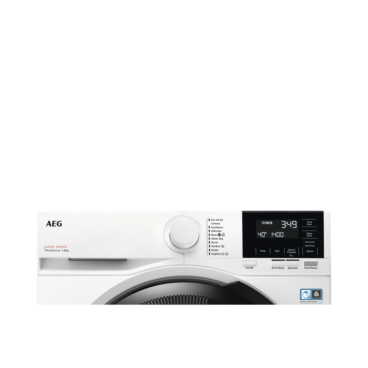 AEG 6000 Series ProSense® 8kg 1400rpm Washing Machine - White LFR61844B ...