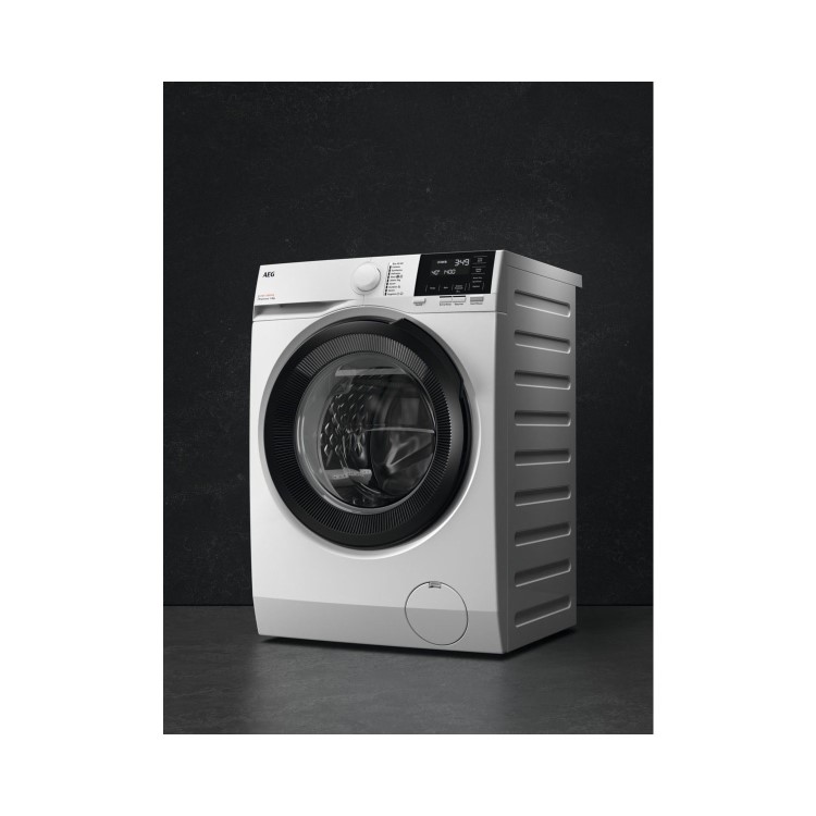 Refurbished AEG 6000-Series LFR61844B Freestanding 8KG 1400 Spin Washing Machine White