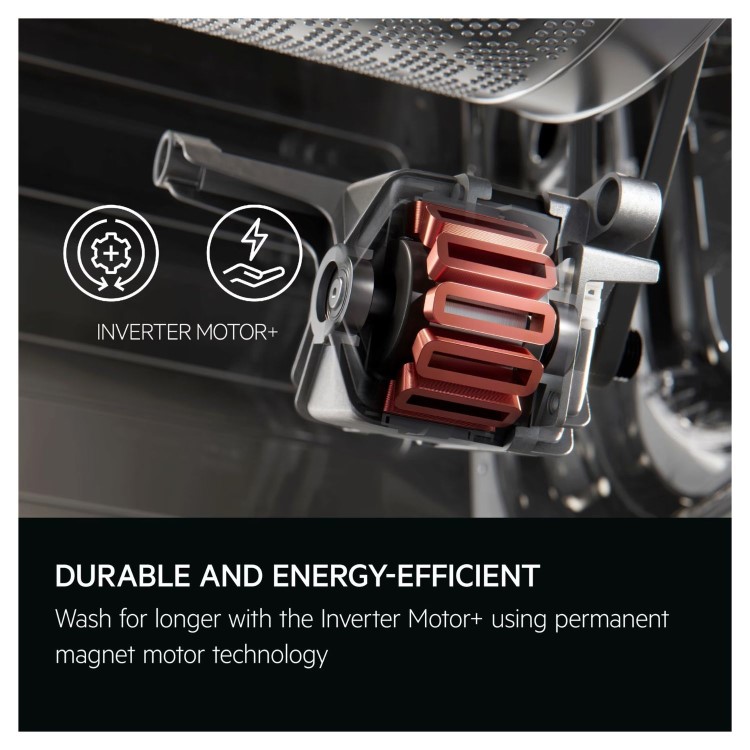 AEG 7000 Series ProSteam&reg; 8kg 1400rpm Washing Machine - Graphite