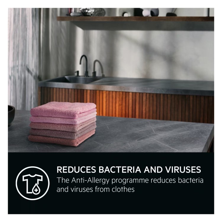 AEG 7000 Series ProSteam® 8kg 1400rpm Washing Machine - Graphite