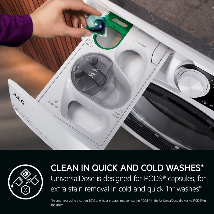 AEG 8000 Series 10kg 1400rpm Washing Machine - White