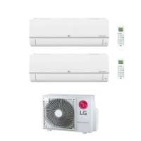 LG Smart multi-split 2 x 12000 BTU A+++ Wall Mounted Heat Pump Air Conditioner - Set Made of Two Indoor Units S12ET.NSJ + One Outdoor unit MU2R17.U13