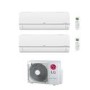 LG Smart multi-split 2 x 12000 BTU A+++ Wall Mounted Heat Pump Air Conditioner - Set Made of Two Indoor Units S12ET.NSJ + One Outdoor unit MU2R17.U13