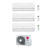LG Smart multi-split 3 x 12000 BTU A+++ Wall Mounted Heat Pump Air Conditioner - Set Made of Three Indoor Units S12ET.NSJ + One Outdoor unit MU3R19.U23