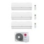 LG Smart multi-split 3 x 9000 BTU A+++ Wall Mounted Heat Pump Air Conditioner - Set Made of Three Indoor Units S09ET.NSJ + One Outdoor unit MU3R19.U23