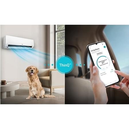 LG Smart multi-split 3 x 9000 BTU A+++ Wall Mounted Heat Pump Air Conditioner - Set Made of Three Indoor Units S09ET.NSJ + One Outdoor unit MU3R19.U23