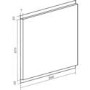 Rangemaster 71450 - 892mm Wide Splashback - Rainfall Visual