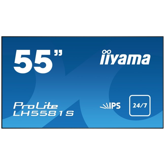 Iiyama LH5581S-B1 55" IPS Full HD 24/7 Operation Large Format Display