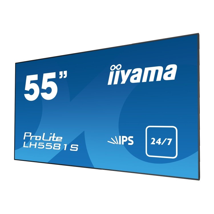 Iiyama LH5581S-B1 55" IPS Full HD 24/7 Operation Large Format Display