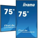 A1/LH7565UHSB-B1 Refurbished iiyama LH7565UHSB-B1 Signage Display Kiosk design 189.2 cm 74.5" LED Wi-Fi 800 cd/m² 4K Ultra HD Black Built-in processor Android 11 24/7