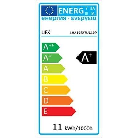 LiFX Smart Colour and White WiFi LED Light Bulb with E27 Screw Ending - Infra Red Night Vision for Security Cameras