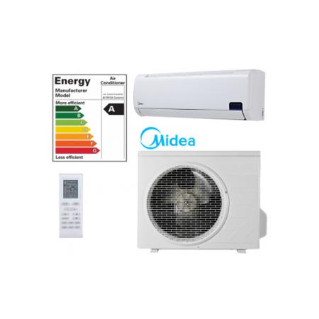 Midea 18000 BTU Luna High Wall Mounted Inverter Air Conditioner with heat pump