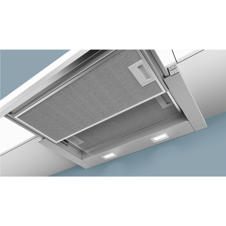 GRADE A1 - Siemens LI64MA530B iQ300 Silver Metallic 60cm Telescopic Canopy Hood