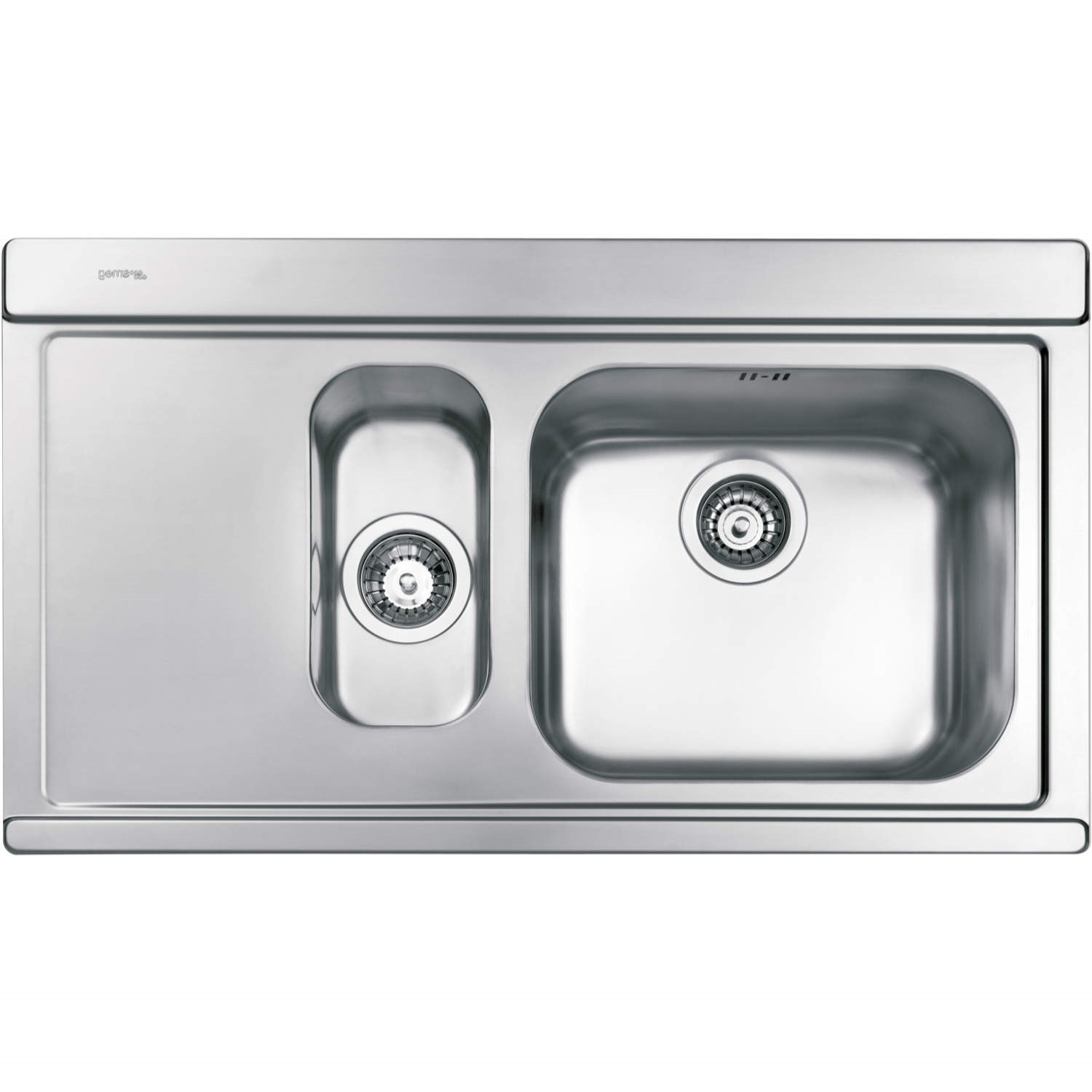 Smeg LI915NS Iris 90cm Stainless Steel 1.5 Bowl Single Left Hand